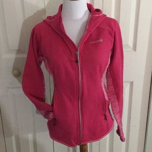 pink athletic jacket